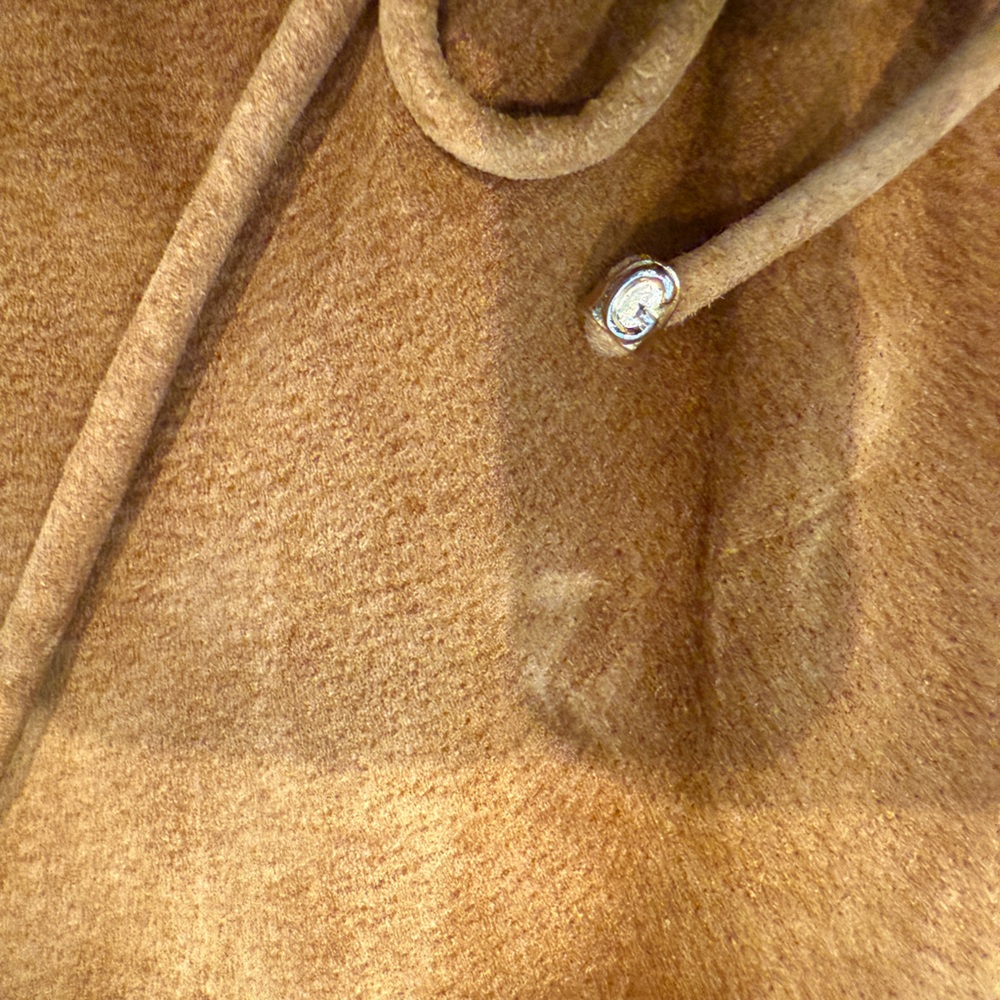Rare Vintage Gucci Collector Tan Suede Skirt size XXS - Picture 13 of 14